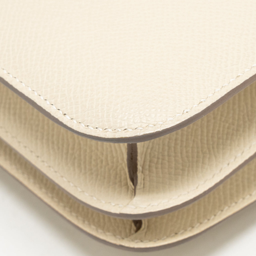 Hermes Mini Constance epsom craie SHW