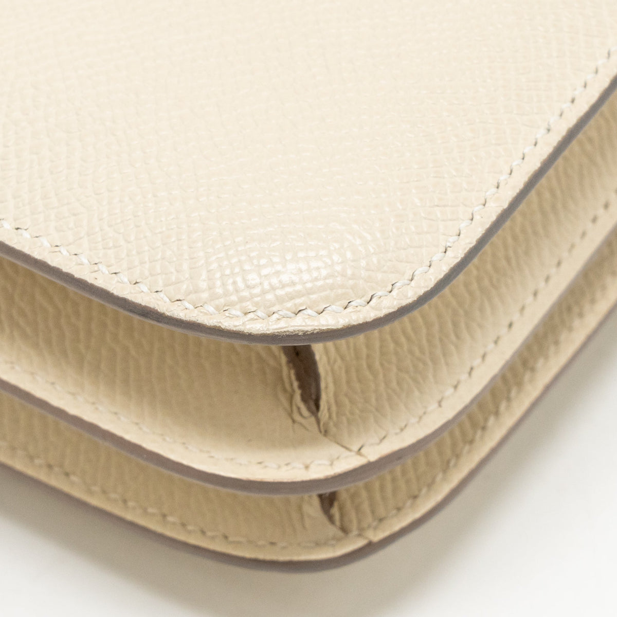 Hermes Mini Constance epsom craie SHW