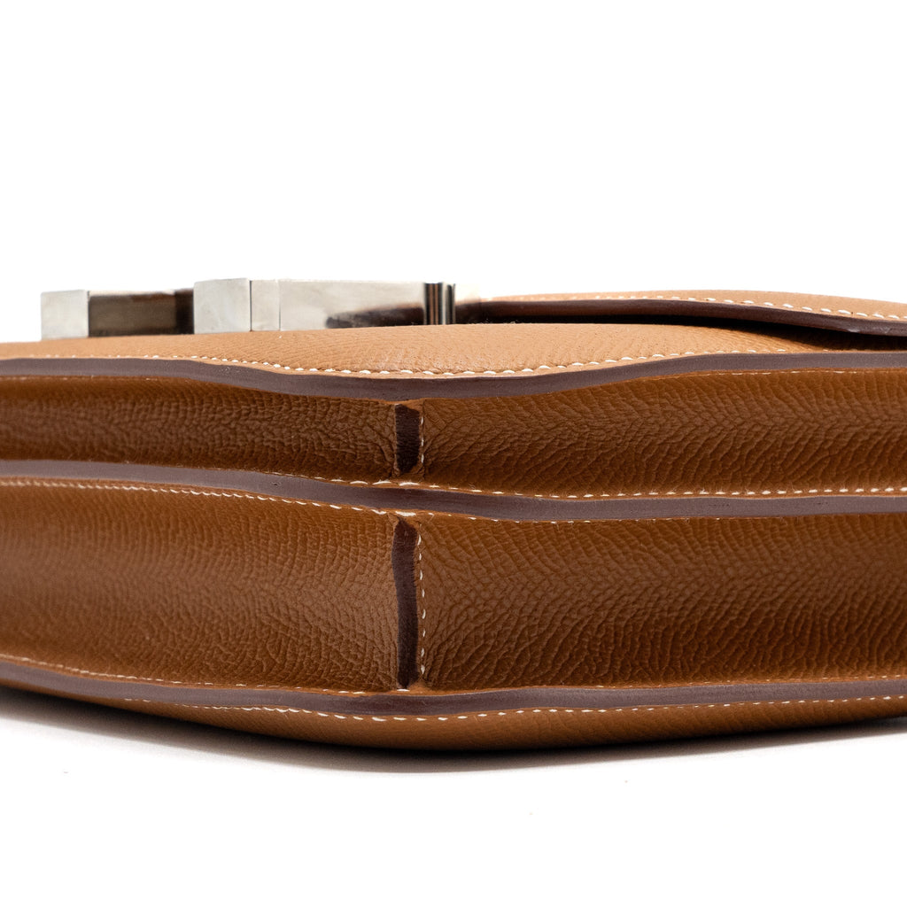 Hermes Mini Constance Epsom Gold SHW (new version)