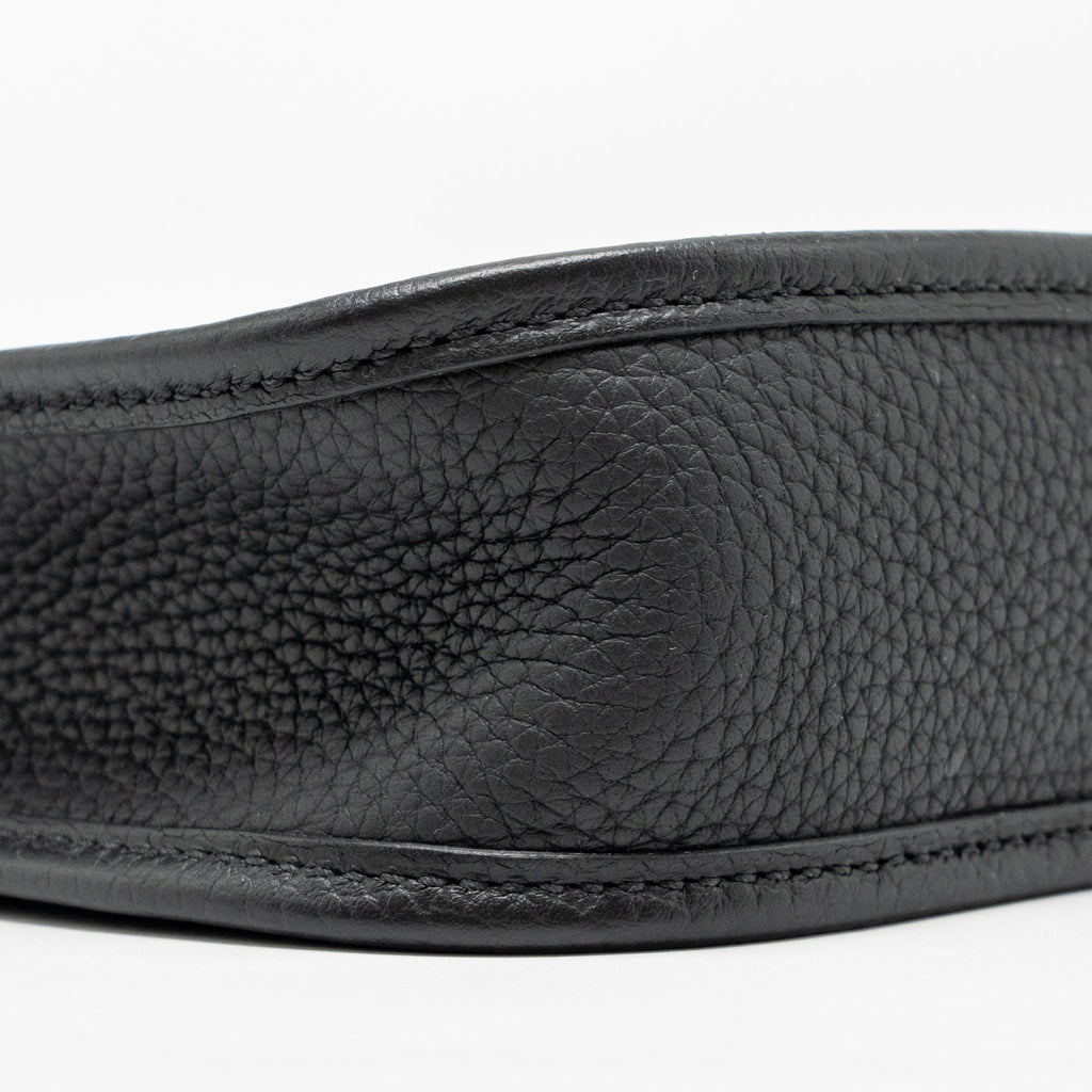 Hermes Mini Evelyne Clemence Black GHW
