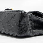 CHANEL MEDIUM CLASSIC DOUBLE FLAP BAG CAVIAR BLACK GHW