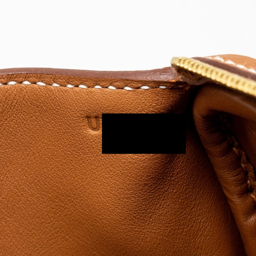 Hermes Mini Lindy Clemence Gold GHW