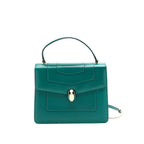 BVLGARI TOP HANDLE SERPENTI FOREVER BAG GREEN