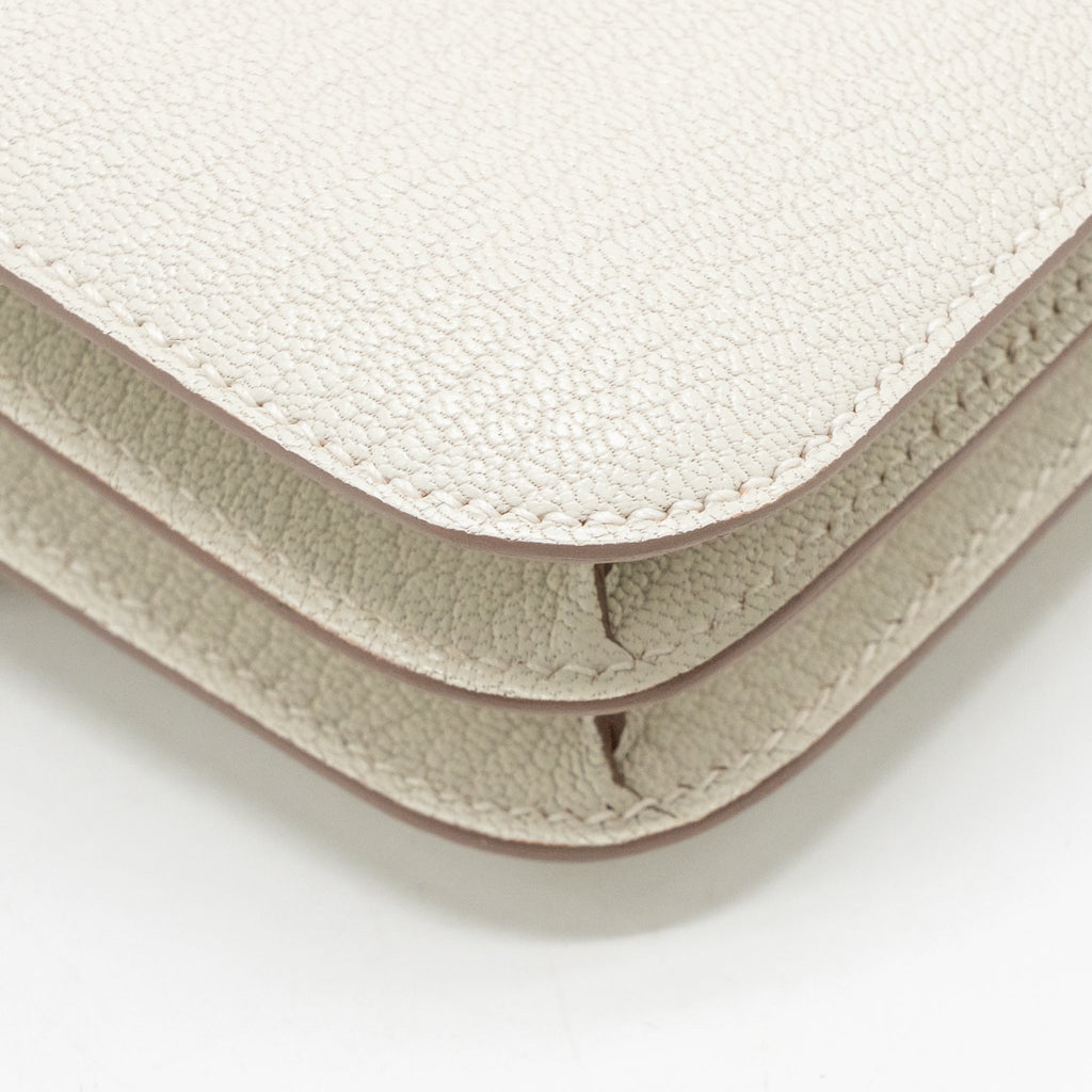 Hermes Mini constance Chevre Mysore Mushroom GHW