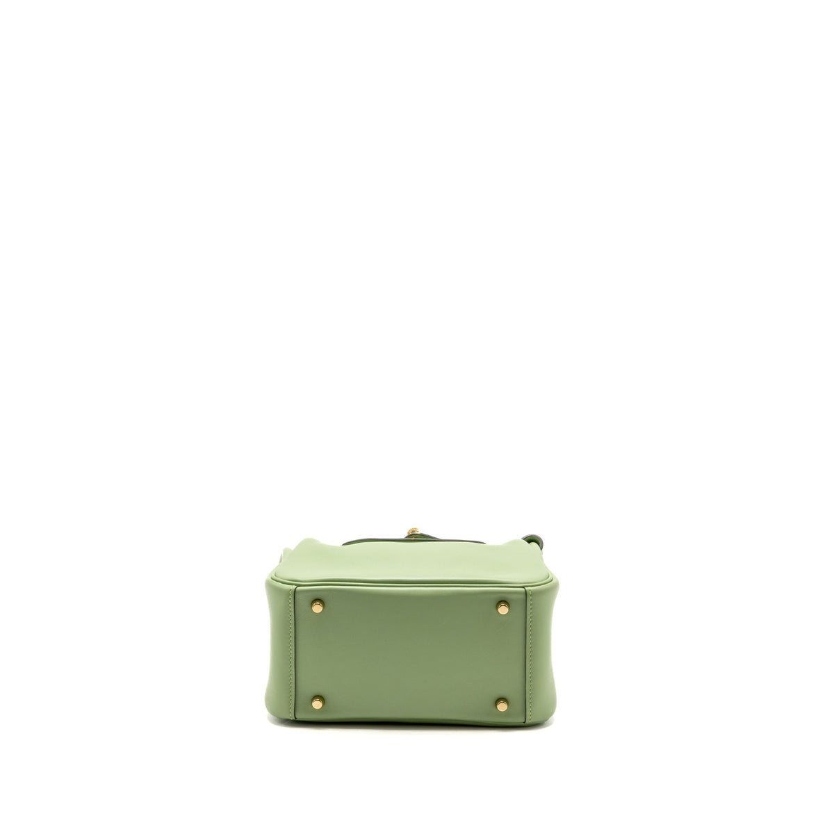 Hermes Mini Lindy Swift Vert Criquet GHW