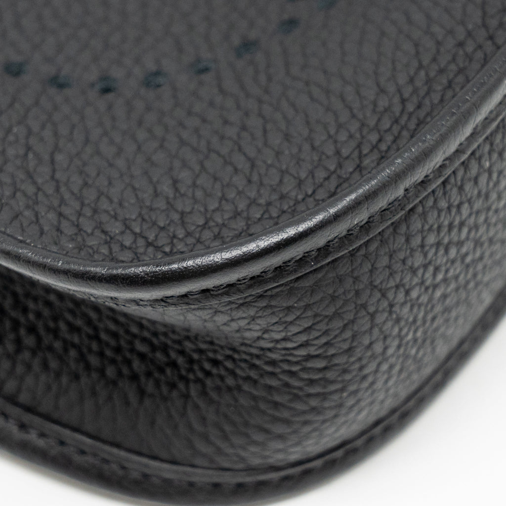 Hermes Mini Evelyne Clemence Black GHW