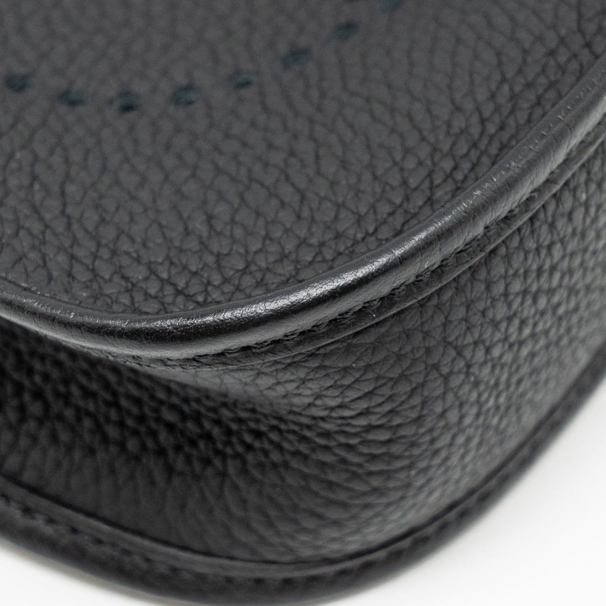 Hermes Mini Evelyne Clemence Black GHW