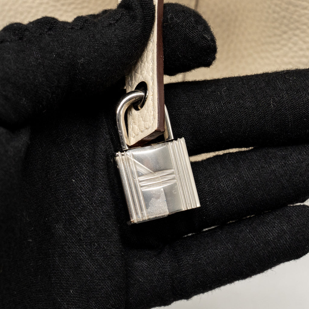 Hermes Picotin 18 Lock Bag Clemence/Swift Nata/Sesame SHW