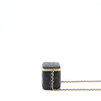 CHANEL 22S SMALL CLIC FLAP VANITY WITH CHAIN LAMBSKIN BLACK LGHW