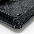 CHANEL 25C QUILTED CC TOP HANDLE MINI BACKPACK CAVIAR BLACK LGHW (MICROCHIP)