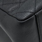 CHANEL GRAND SHOPPING TOTE BAG CAVIAR BLACK GHW
