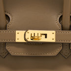 Hermes Birkin 25 Jonathan Leather Beige De Weimar GHW