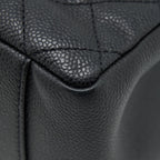 CHANEL GRAND SHOPPING TOTE BAG CAVIAR BLACK GHW