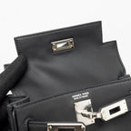 Hermes Sac A Doc Kelly Jump Swift Black SHW
