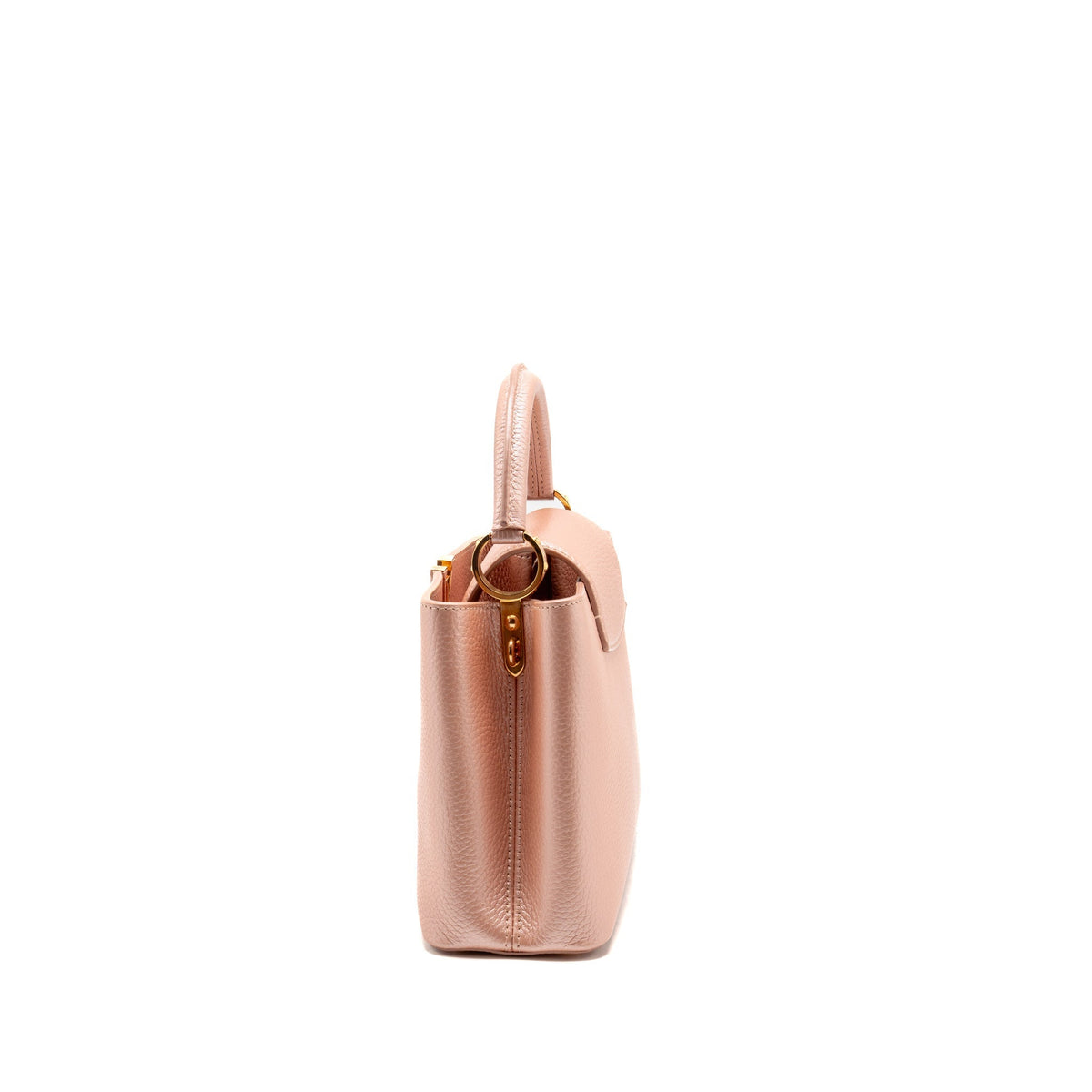 Louis Vuitton Capucines BB Metallic Taurillon Leather Pearly Pink GHW