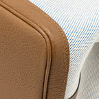 Hermes garden party 36 negonda/canvas ecru-bleu bill/alezan SHW