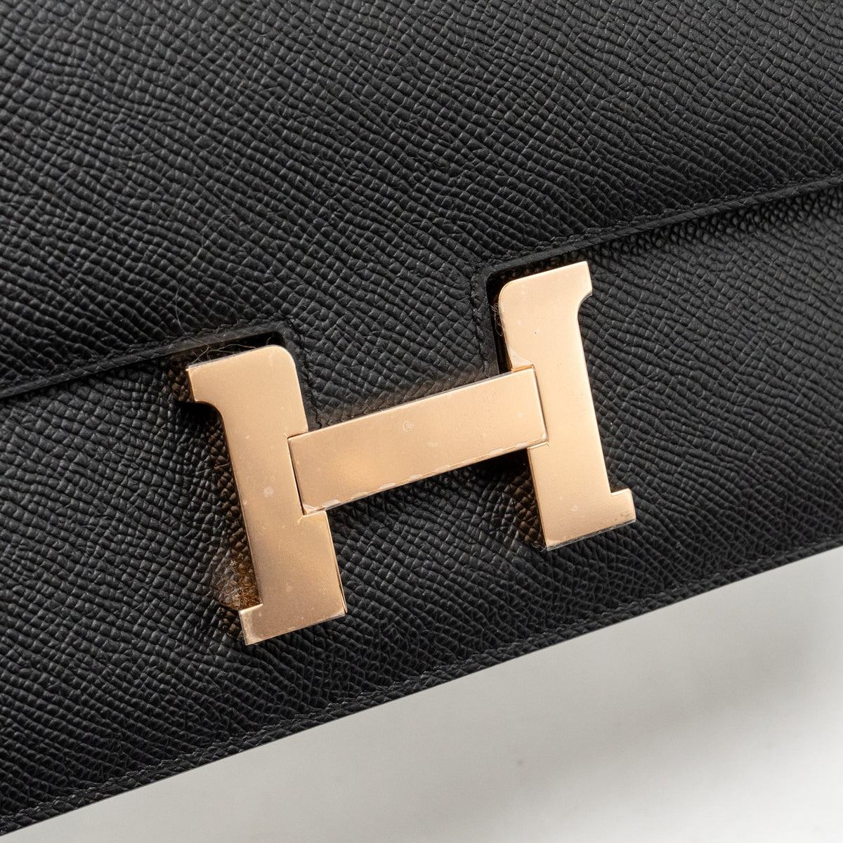 Hermes Constance Elan Epsom Black RGHW