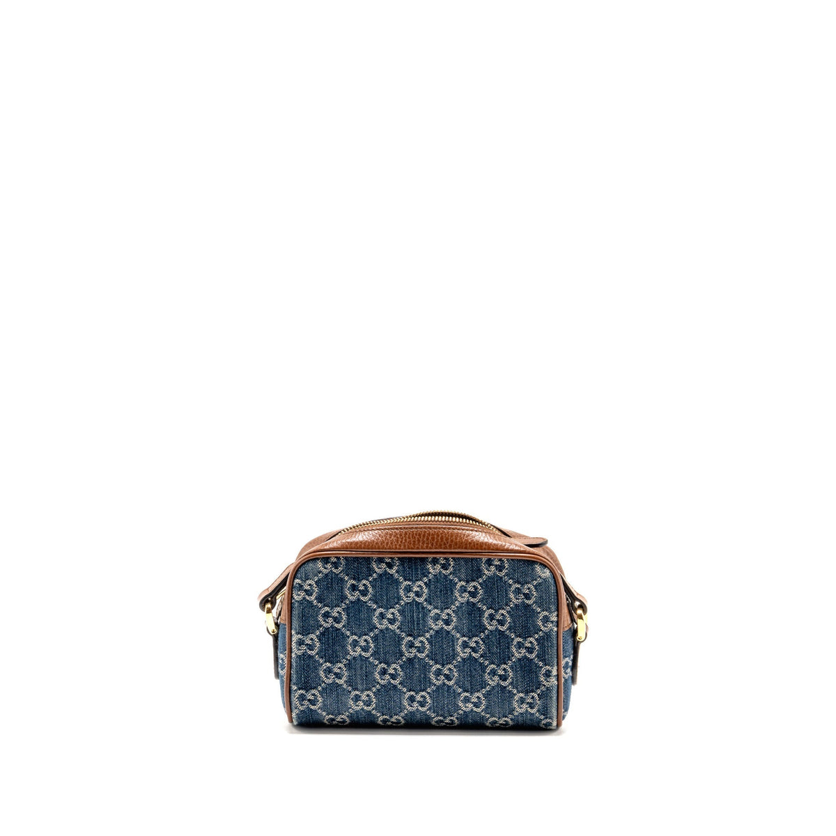 Gucci Mini Ophidia Bag GG Denim /Leather Blue/Brown GHW