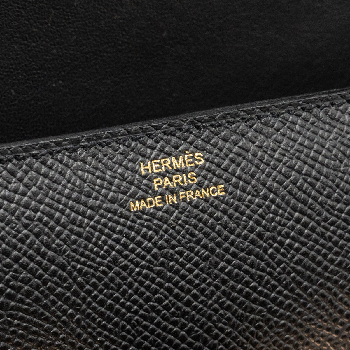 Hermes Constance Elan Epsom Black RGHW