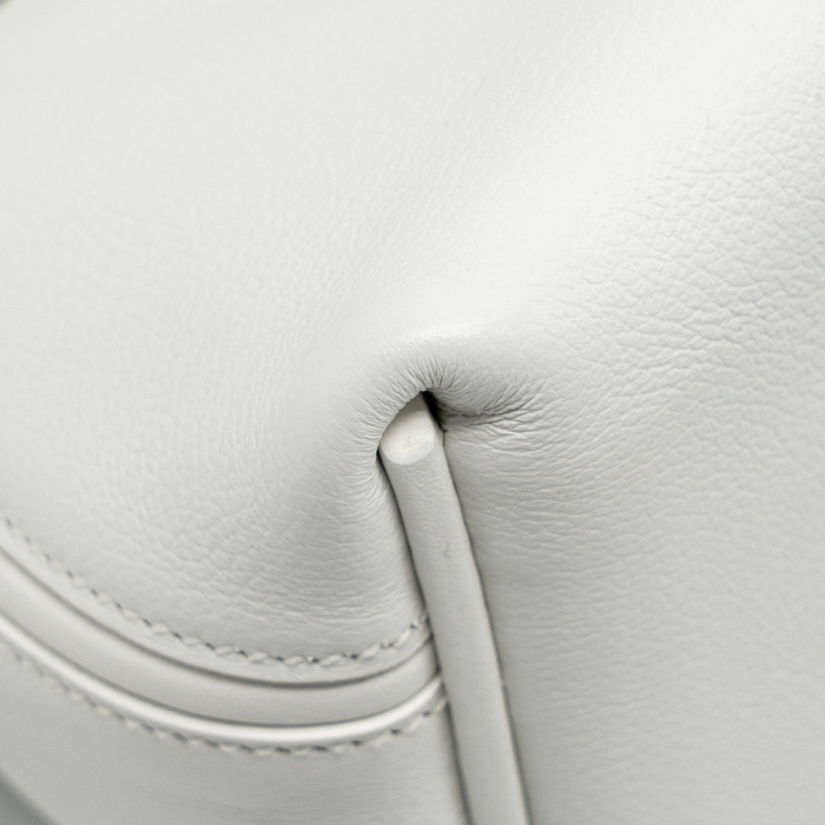 HERMES MINI 2424 24/24-21 BAG EVERCOLOR/SWIFT NEW WHITE GHW