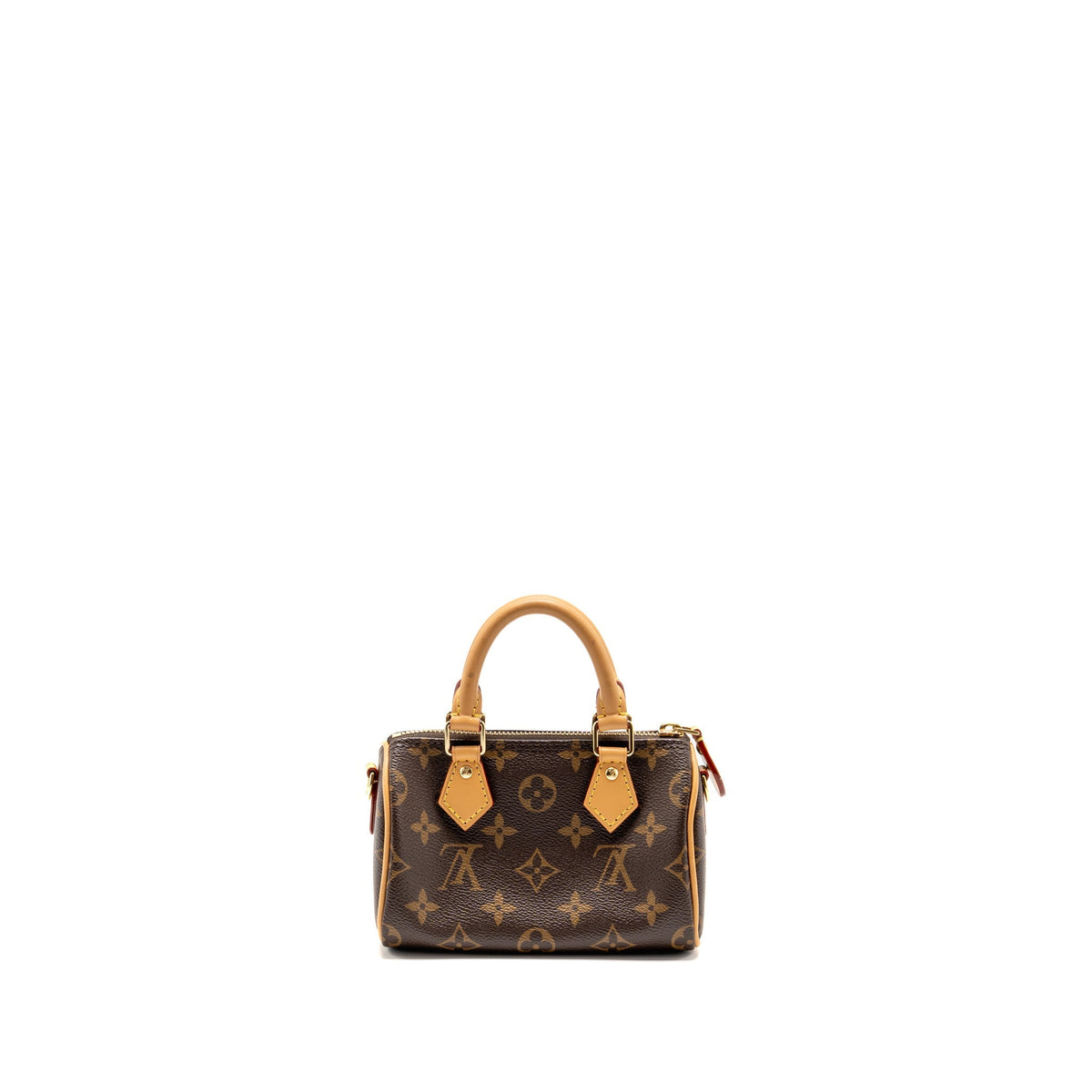 Louis Vuitton Nano Speedy Monogram Canvas/Leather GHW