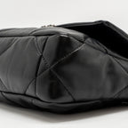 CHANEL SMALL 19 BAG LAMBSKIN BLACK MULTICOLOUR HARDWARE (MICROCHIP)