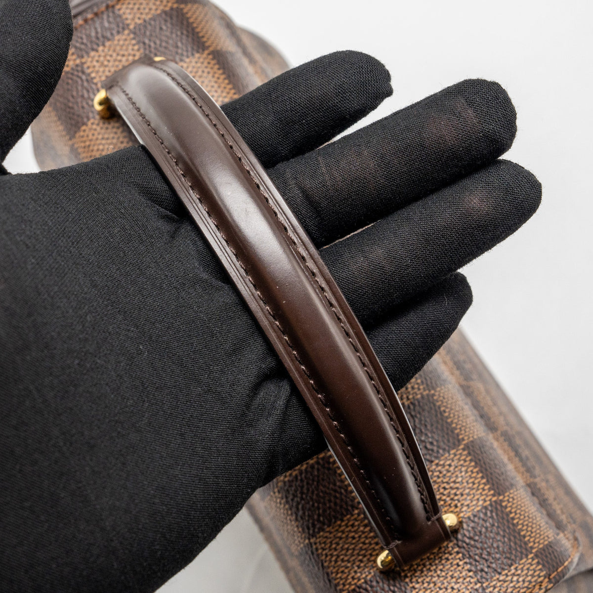 LOUIS VUITTON CROISETTE DAMIER EBENE CANVAS GHW