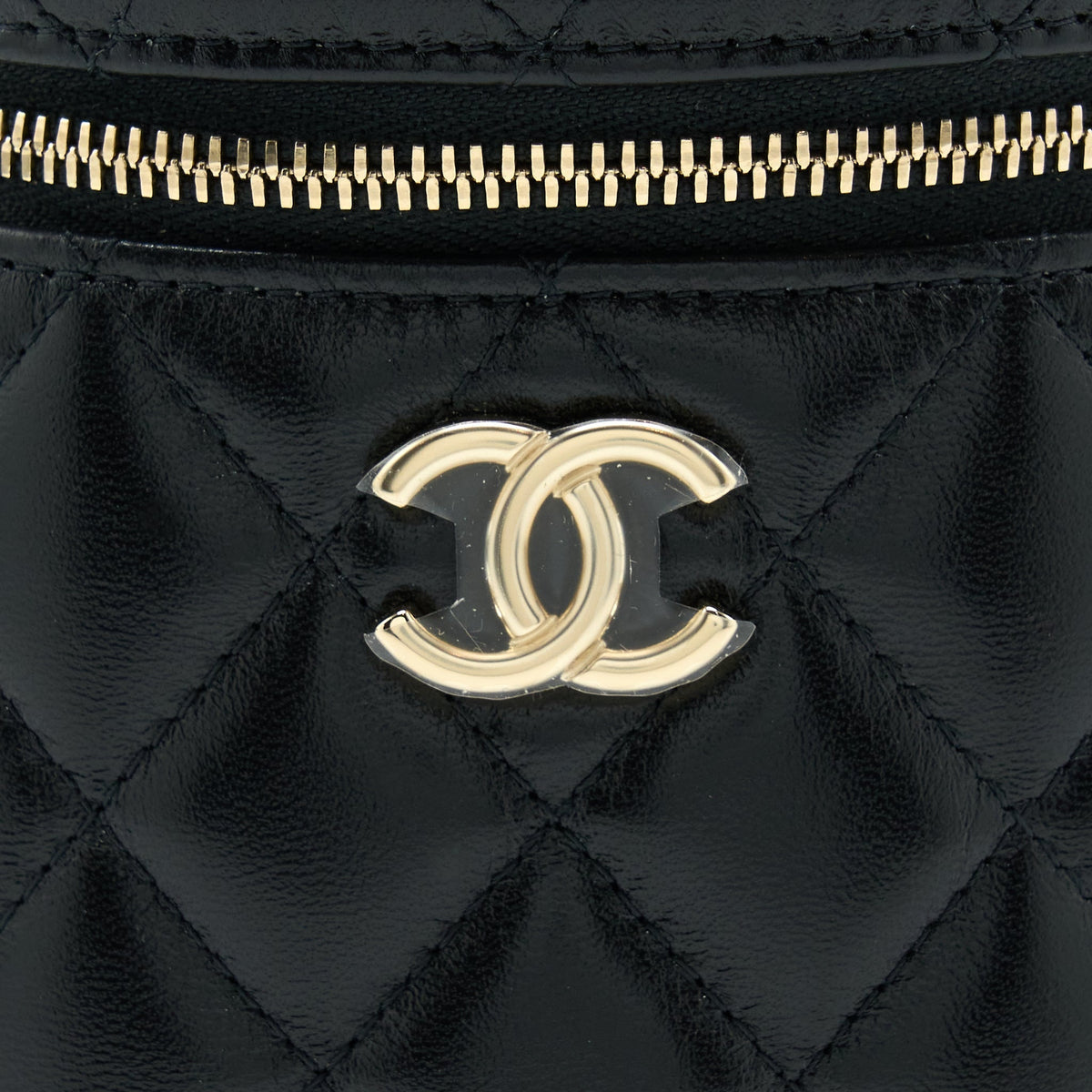 CHANEL 22S TOP HANDLE VANITY LAMBSKIN BLACK LGHW