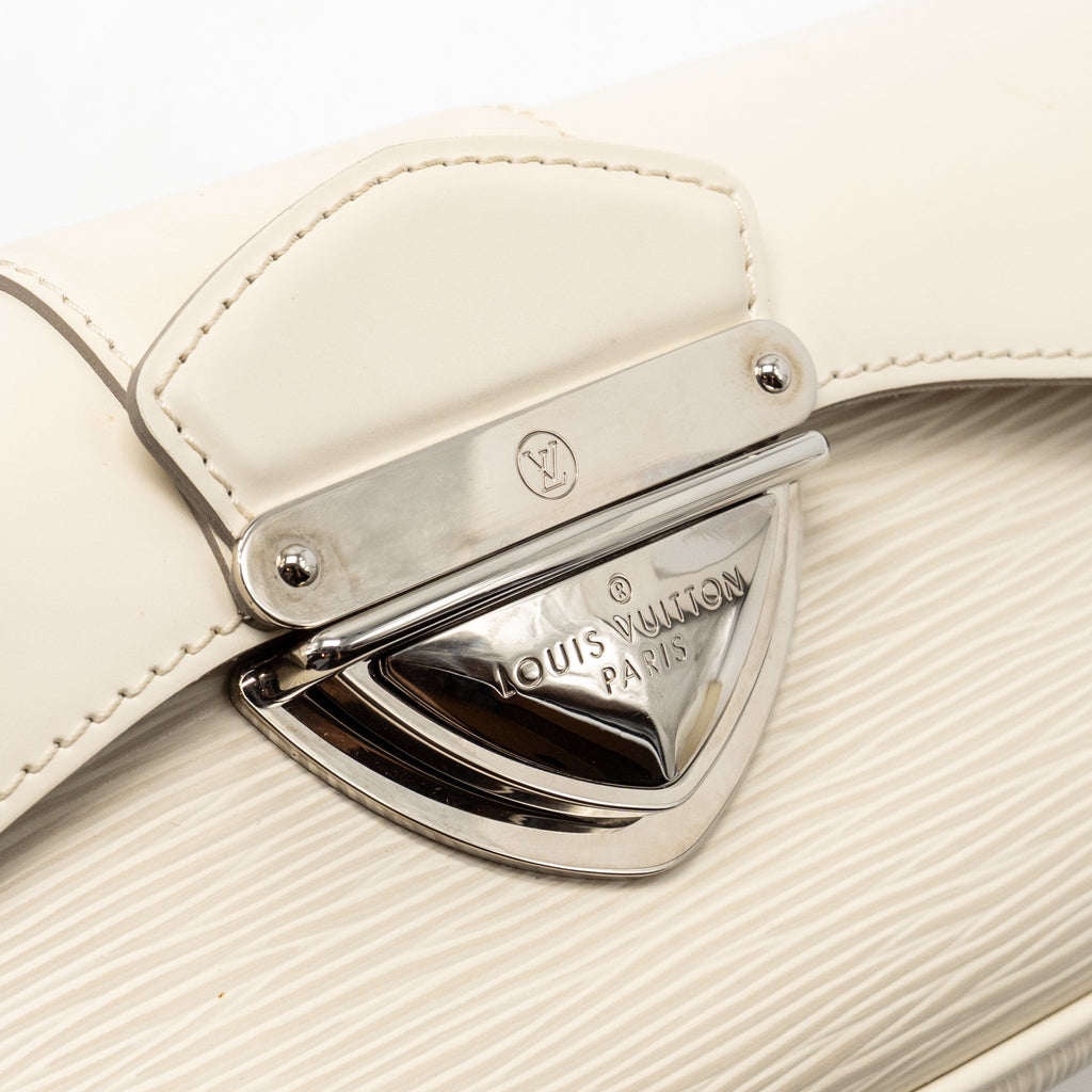 Louis Vuitton Montaigne Pochette EPI Leather Ivory SHW