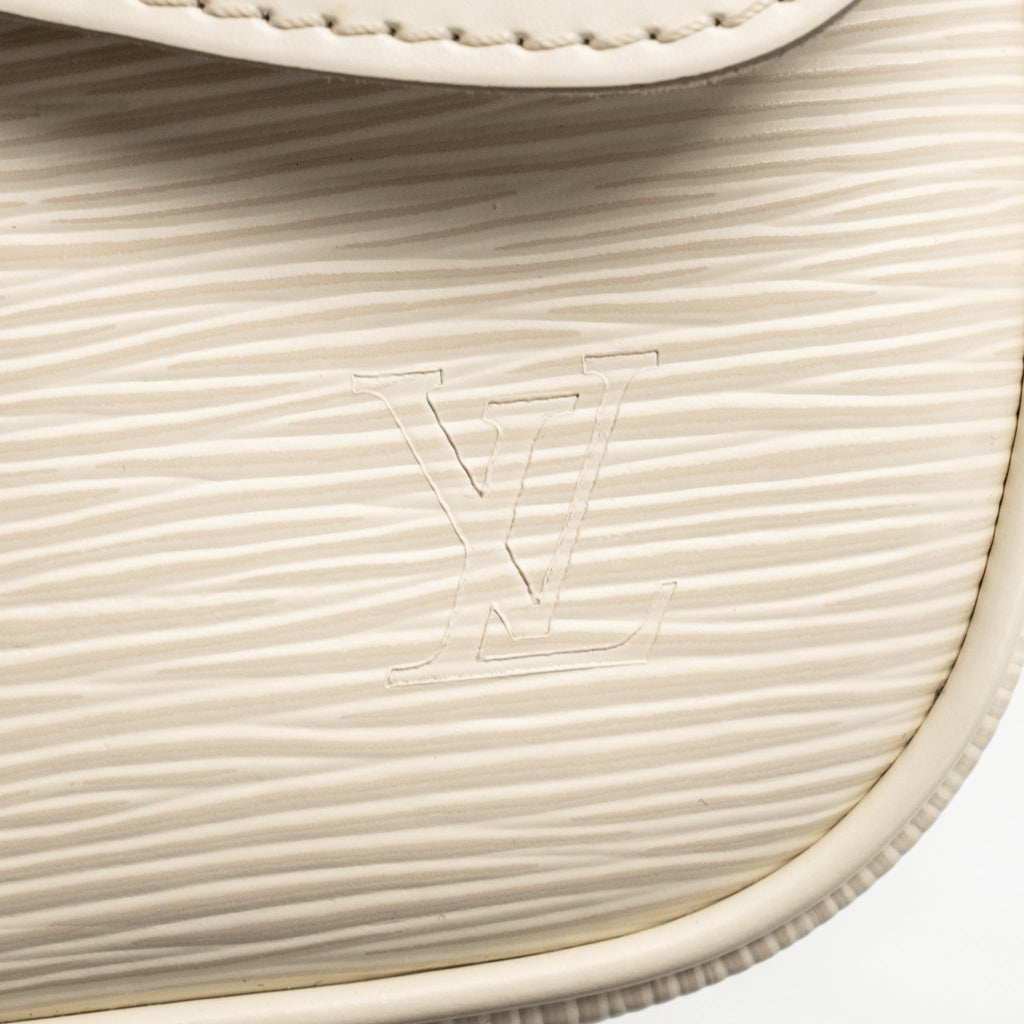 Louis Vuitton Montaigne Pochette EPI Leather Ivory SHW
