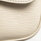 Louis Vuitton Montaigne Pochette EPI Leather Ivory SHW
