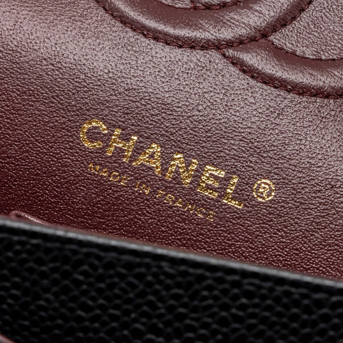 CHANEL MEDIUM CLASSIC DOUBLE FLAP BAG CAVIAR BLACK GHW