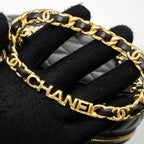 CHANEL ROUND VANITY WITH ROUND HANDLE CROSSBODY BAG LAMBSKIN BLACK GHW (MICROCHIP)