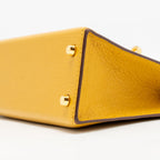 Hermes mini kelly II chèvre mysore jaune amber GHW