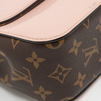 LOUIS VUITTON CHERRYWOOD BB SHOULDER BAG PATENT / MONOGRAM CANVAS LIGHT PINK GHW