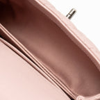 CHANEL SMALL COCO HANDLE CAVIAR PINK RUTHENIUM SHW