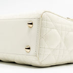 DIOR SMALL MY ABCDIOR LAMBSKIN WHITE LGHW