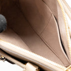 Louis Vuitton Trianon PM Monogram Empreinte Leather Tourterelle/Creme GHW