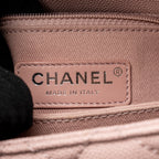 CHANEL SMALL COCO HANDLE CAVIAR PINK RUTHENIUM SHW