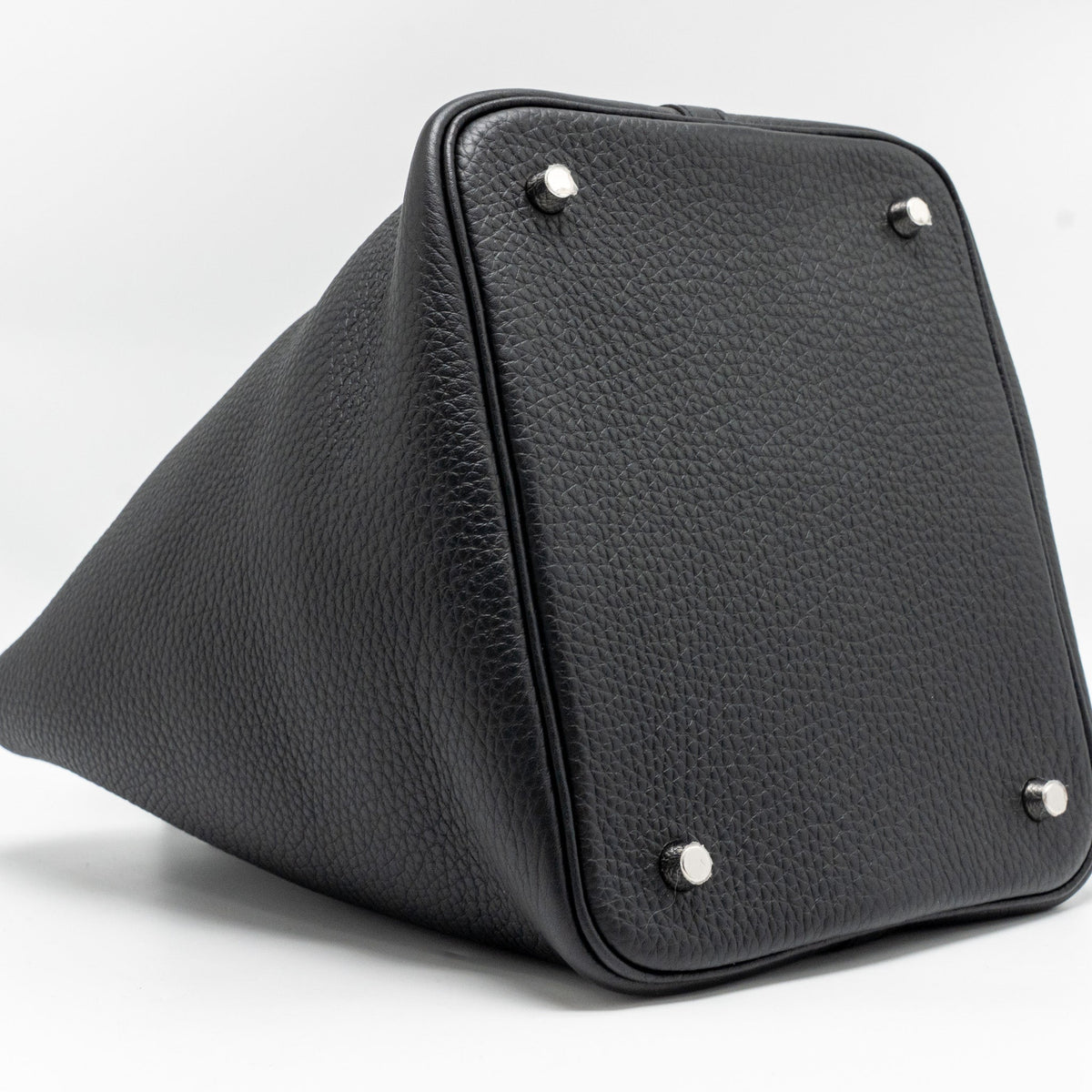 HERMES PICOTIN 22 LOCK BAG CLEMENCE BLACK SHW