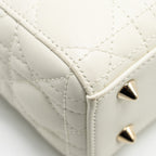 DIOR SMALL MY ABCDIOR LAMBSKIN WHITE LGHW