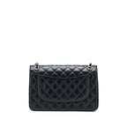 CHANEL CLASSIC JUMBO DOUBLE FLAP BAG CAVIAR BLACK SHW