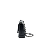 CHANEL CLASSIC JUMBO DOUBLE FLAP BAG CAVIAR BLACK SHW