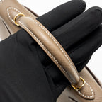 Hermes Mini Kelly II Epsom Etoupe GHW