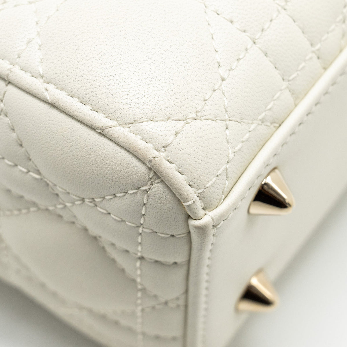 DIOR SMALL MY ABCDIOR LAMBSKIN WHITE LGHW