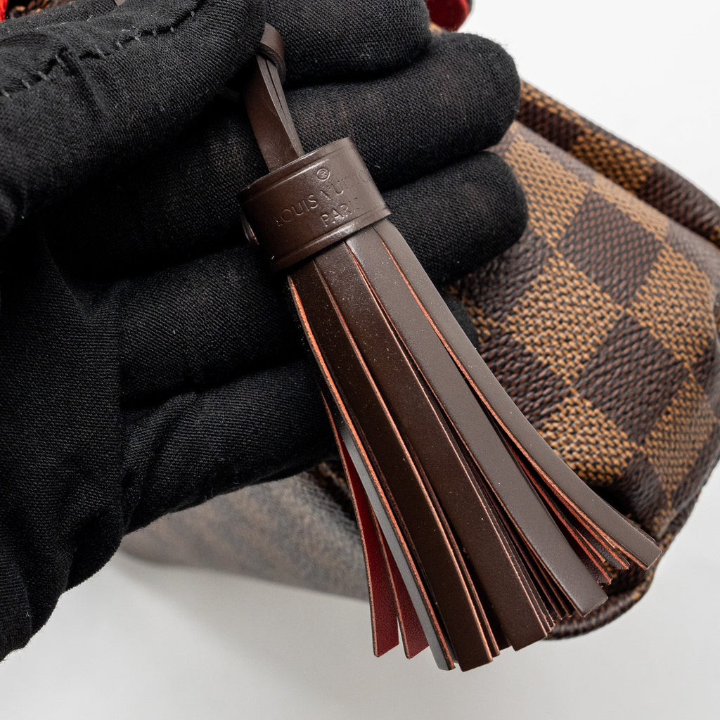 LOUIS VUITTON CROISETTE DAMIER EBENE CANVAS GHW