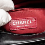 CHANEL SMALL GABRIELLE HOBO BAG CHEVRON CALFSKIN BLACK MULTICOLOUR HARDWARE