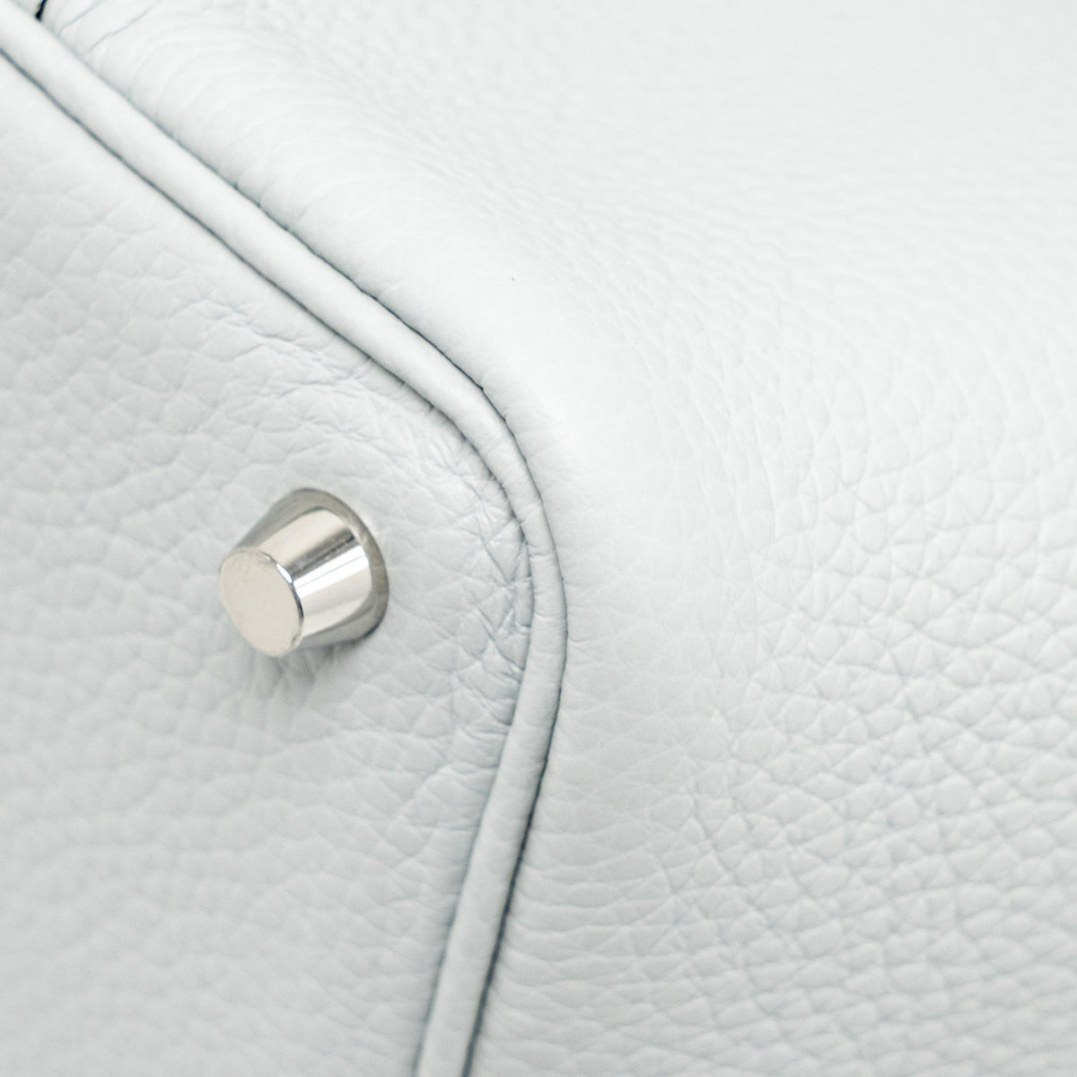 Hermes Picotin 18 Lock Bag Clemence Blue Pale SHW