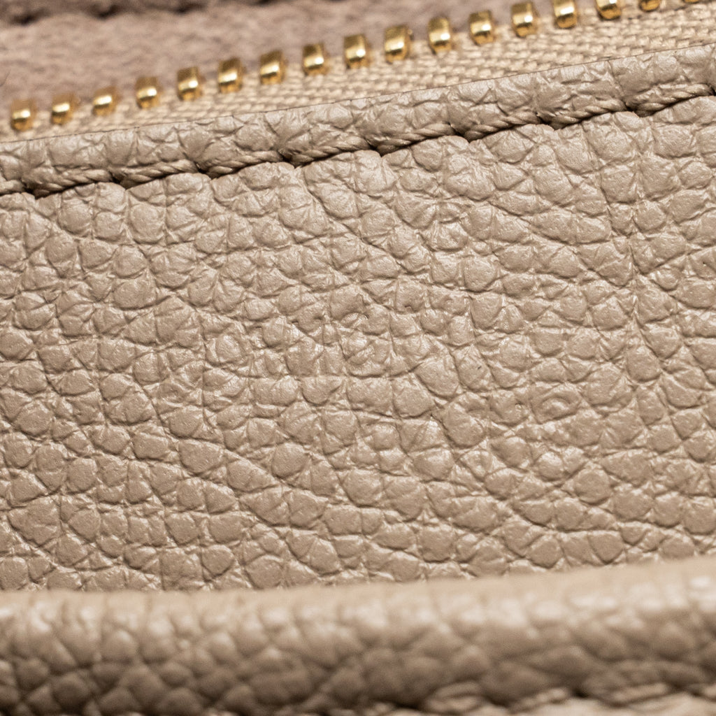 Louis Vuitton Trianon PM Monogram Empreinte Leather Tourterelle/Creme GHW