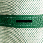 Hermes Neo Garden Party 23 Canvas/Negonda ecru/Vert Moyen SHW